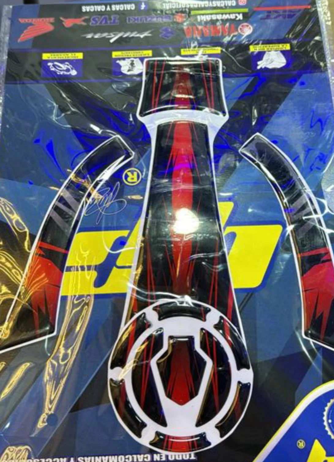 Calcomania Tanque  Tvs Raider 125