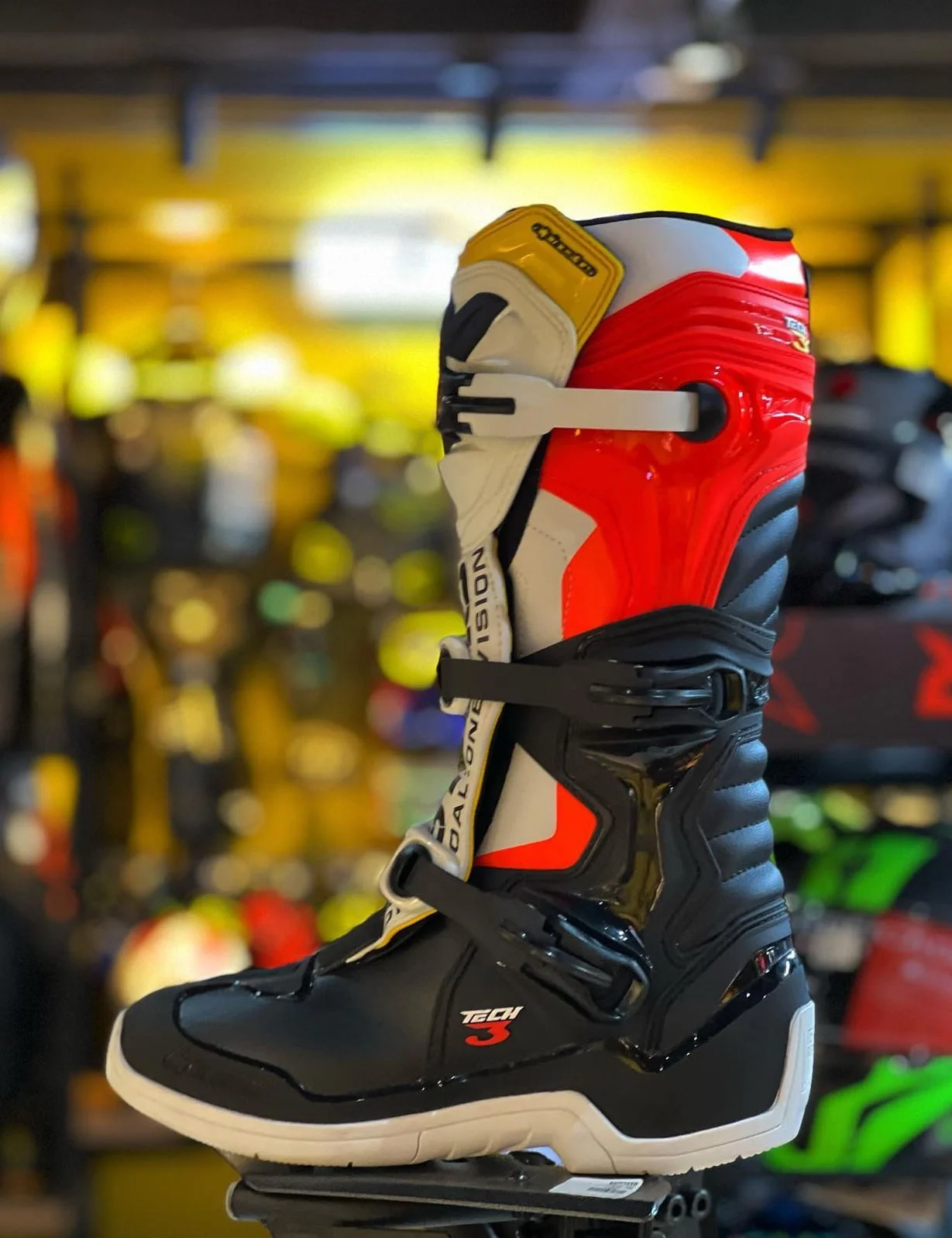 Botas AlpineStar azul blanco naranja - Image 4