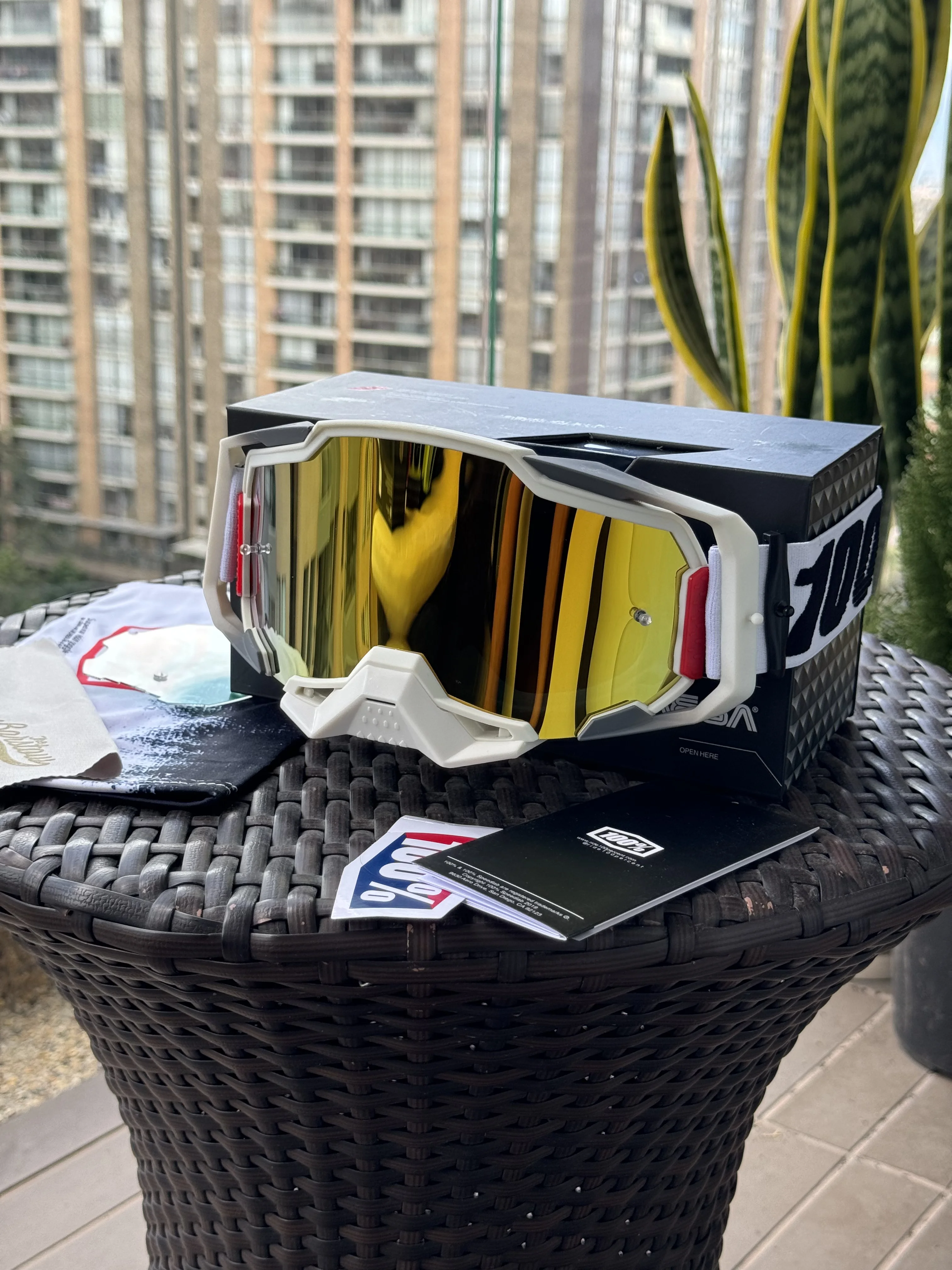Gafas Cross 100 Blanca