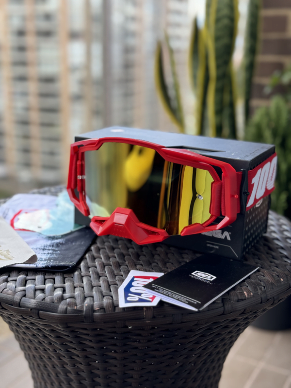 Gafas Cross 100 Rojo