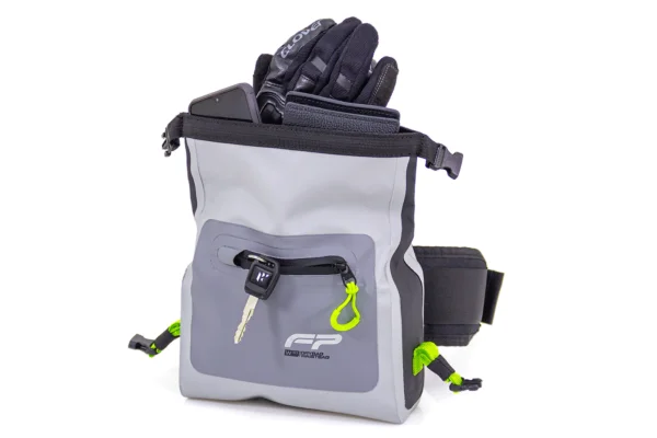 rinonera impermeable dry bag w10 fp gris neon - Image 3
